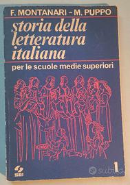 STORIA DELLA LETTERATURA ITALIANA Montanari Puppo