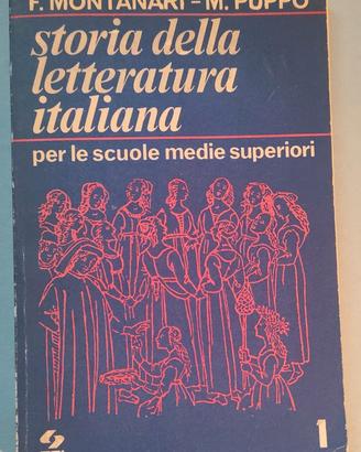 STORIA DELLA LETTERATURA ITALIANA Montanari Puppo
