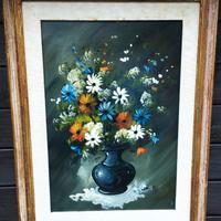 MARCELLO GAMURRO “VASO DI FIORI” OLIO