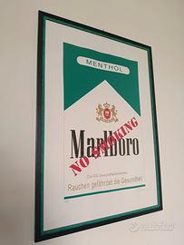 Renato Natale Chiesa No Smoking Serigrafia 