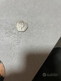 Moneta 50 Pence del Regno Unito 1997