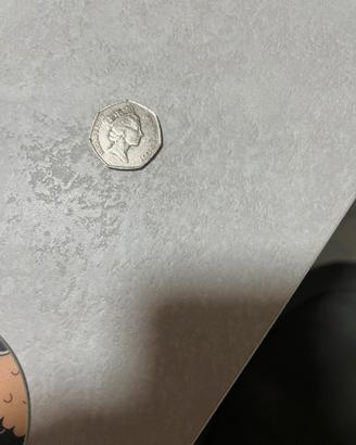 Moneta 50 Pence del Regno Unito 1997