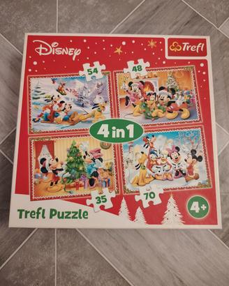 Puzzle Disney 4 in 1 Minnie 