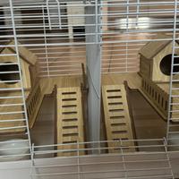 Gabbia criceti doppia