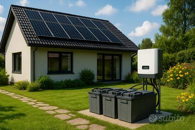 Pannelli Fotovoltaici con accumulo in batterie