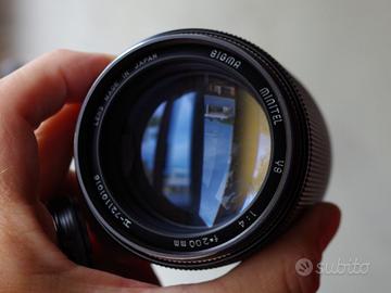 Sigma 200mm f/4 MINITEL a vite