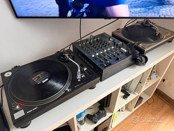 Consolle technics sl 1200 - 1210 mk2 mixer Xone 62