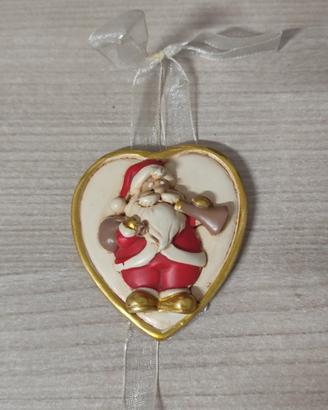 Decorazione Natalizia Artigianale a Forma di Cuore