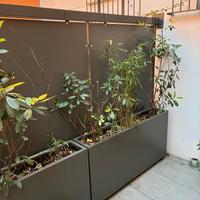 Vasi da esterno - alluminio grigio