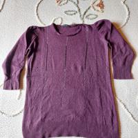 Maglione viola donna