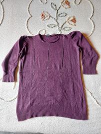 Maglione viola donna