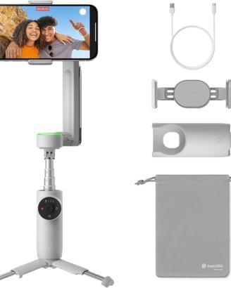 Insta360 Flow Pro + Spotlight + Custodia rigida