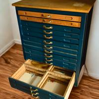 Cassettiera da tipografo 