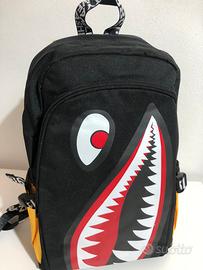 Zaino unisex sprayground nero e giallo