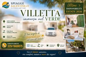 22-29 AGOSTO 700mt MARE 4CAMERE Torre S.Giovanni