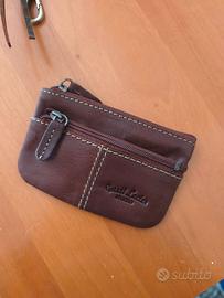 Portachiavi pelle marrone Gusti Leder