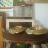 Due piccoli ed antichi bracieri per mani