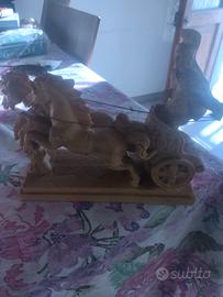 scultura biga romana anni 50-70