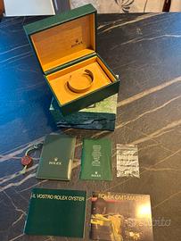 Rolex scatola box Verde