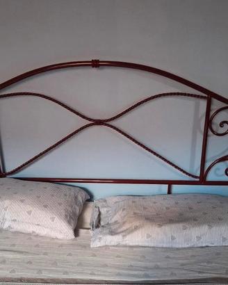 letto in ferro battuto