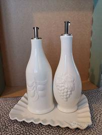 Oliera e acetiera 250ml "La Porcellana Bianca"