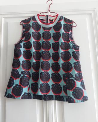 top tshirt blusa senza maniche Dazzle bel cotone