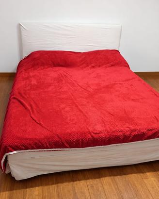 Letto matrimoniale completo di rete e materasso