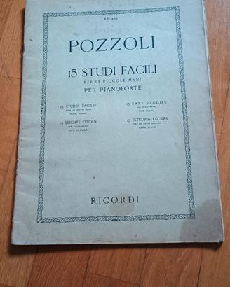 Spartiti - Ettore Pozzoli - 15 Studi Facili 