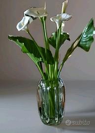 Vaso cristallo Val Saint Lambert  cm. 25