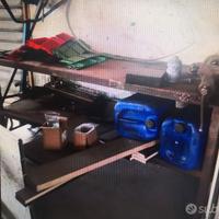 banco lavoro con morsa giardino garage  fai da te