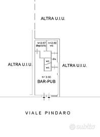 Viale Pindaro locale commerciale