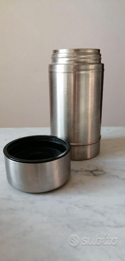 THERMOS CALDO FREDDO ACCIAIO 1,0 LT DESIGN MODERNO ANTIURTO -  IlBottegone.biz