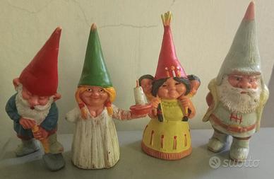 personaggi David  Gnomo , vintage da collezione..