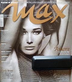 Rivista Max del Febbraio 2008 con Carla Bruni