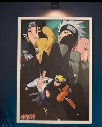 POSTER NARUTO SHIPPUDEN - CORNICE INCLUSA