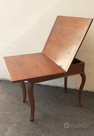 tavolo viennese fine '800 a libro