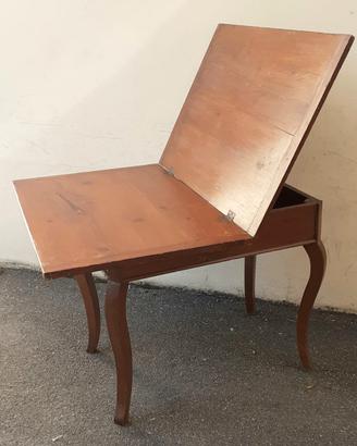 tavolo viennese fine '800 a libro