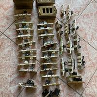 Copri interrutori in ottone e interr. biticino