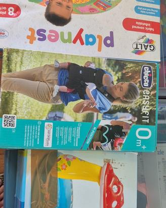 set galt playnest , marsupio chicco 0+, piscinetta