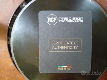 coppia di rcf lf12g301 