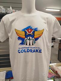 maglia t-shirt Goldrake Daitarn Jeeg poker 