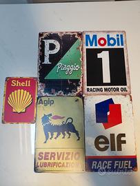 targhe in metallo motors 