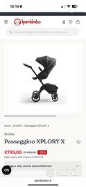 Passeggino stokke+ navicella + carsit e coprigambe