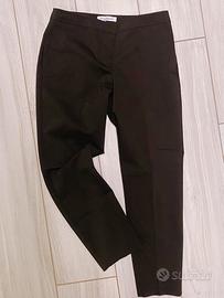 Pantalone nero Atos Lombardini cropped 42