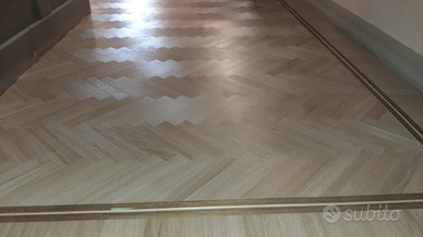 Posa e levigatura parquet