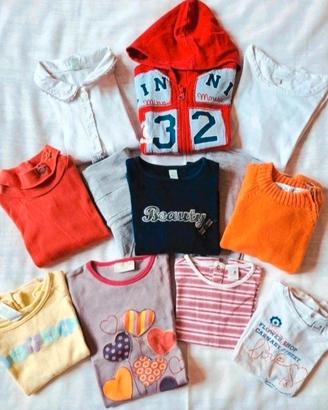 Set 11 pezzi bambina 24/36 mesi