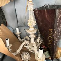 Lampadario e 2 Abat Jour Capodimonte