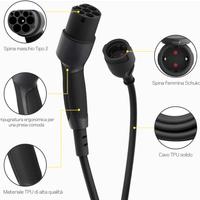 Adattatore Tipo 2 a Schuko