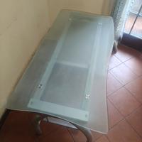 Scrivania Pc in vetro temprato