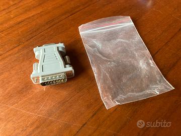 Adattatore Db-Sub 15 pin Mac -> VGA 15 pin.